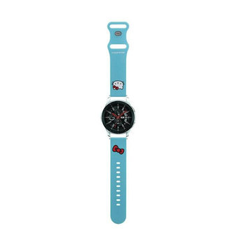 Hello Kitty szilikon Kitty Head - Univerzális szíj okosórához 22 mm (kék)