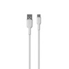 PURO ICON Soft Cable - Câble USB-A vers USB-C 1,5 m (blanc)