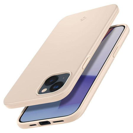 Spigen Thin Fit - tok iPhone 14 készülékhez (bézs)