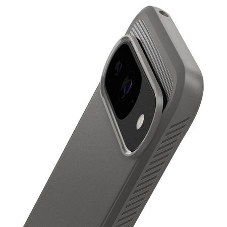 Spigen Rugged Armor - Étui pour Google Pixel 9 / 9 Pro (Gris marbré)