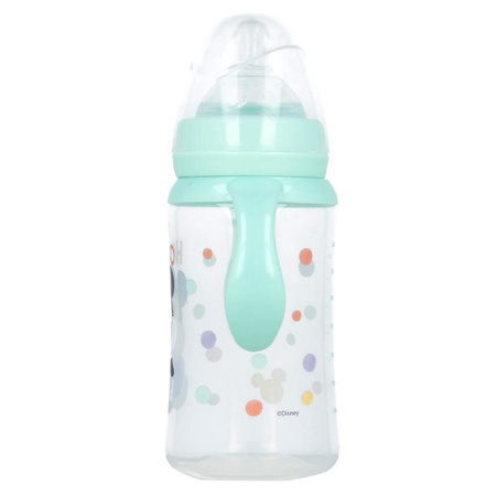 Mickey Mouse - Bottle with pacifier and handles 360 ml (Cool)