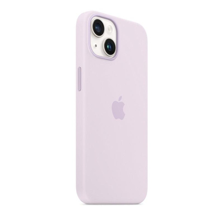 Apple Silicone Case - Silikonowe etui z MagSafe do iPhone 14 (liliowy)