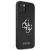 Guess Saffiano 4G Big Silver Logo - Etui iPhone 13 Mini (czarny)