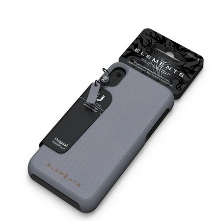 Nordic Elements Original Gefion - Drewniane etui iPhone Xs Max (Mid Grey)