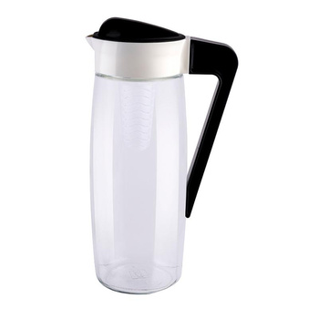 Alpina - Glaskaraffe 1,5 L mit Korb für z.B. Obst
