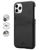 Crong Neat Cover - Étui pour iPhone 11 Pro Max avec poches (noir)