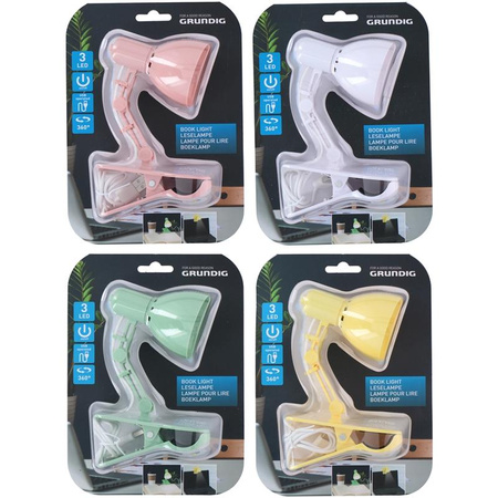 Grundig - LED-Lese-/Schreibtischlampe USB (gelb)