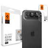 Spigen Optik Pro GLAS.TR EZ Fit Camera Protector 2-Pack - Ochrana objektivu pro iPhone Air (2 ks) (Black)