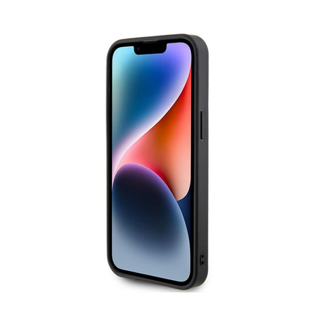 Guess strasszos fém logó - iPhone 15 Pro Max tok (rózsaszín)
