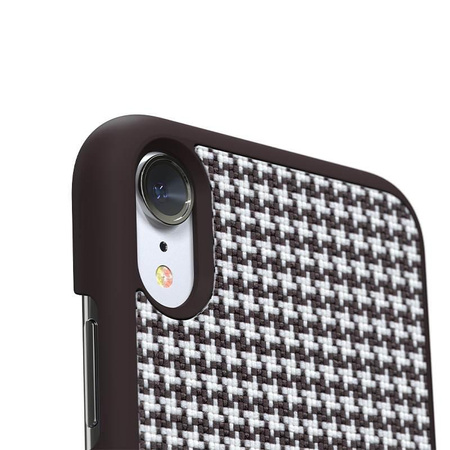 Nordic Elements Saeson Idun - Material Case for iPhone XR (Dark Brown Pattern 2)