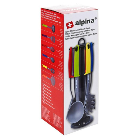 Alpina - Kitchen utensils 6pcs. + stand