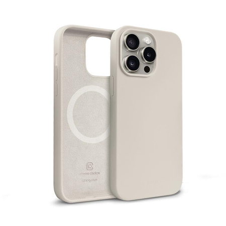 Crong Color Cover Magnetic - iPhone 15 Pro MagSafe Case (stone beige)