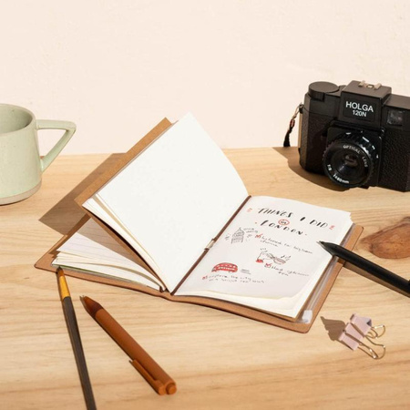 Harry Potter - Leather Travel Notebook 12x19.6 cm (Brown)