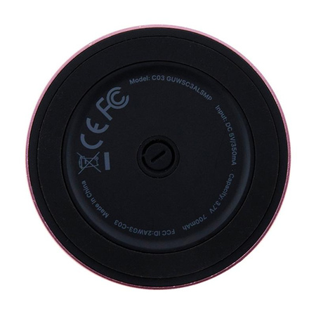 Guess Magnetic Script Metal Logo - Bluetooth speaker V5.3 (pink)