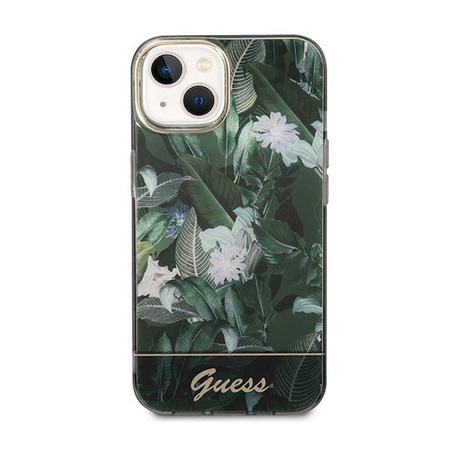 Guess Jungle Case - iPhone 14 Plus Tasche (grün)