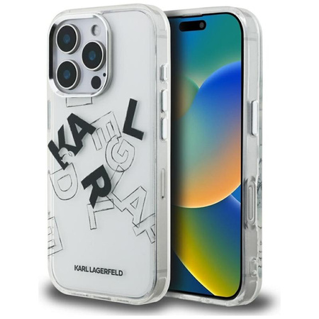 ETUI PRZEZROCZYSTE KARL LAGERFELD DO IPHONE 16 PRO MAX, Bezbarwne, Case