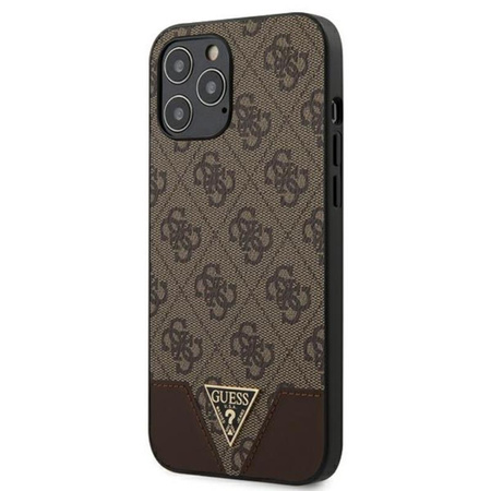 Guess 4G Triangle Collection - iPhone 12 Pro Max tok (barna)