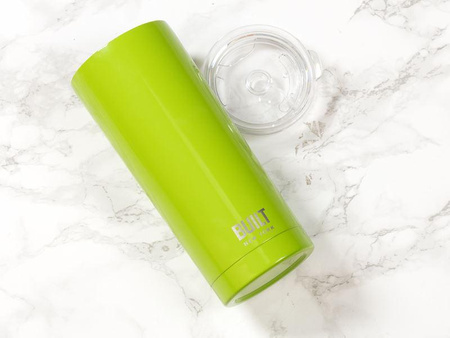 BUILT Vacuum Insulated Tumbler - Mug thermique en acier isolé sous vide 600 ml (Vert)