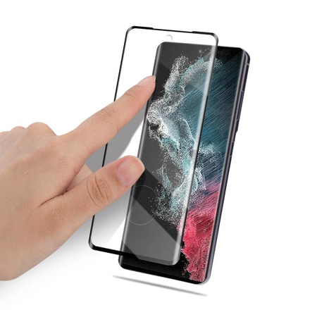 Mocolo 3D 9H Full Glue - Full screen protection glass for Samsung S22 Ultra (Black)