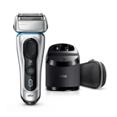 Braun Series 8 8390cc - Elektrický holicí strojek (stříbrný)