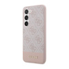 Guess 4G Bottom Stripe Metall Logo Sammlung - Samsung Galaxy S23 Fall (rosa)