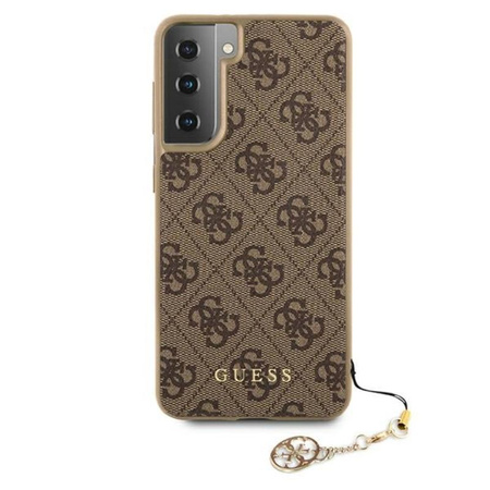 Guess 4G Charms Collection - Etui Samsung Galaxy S21 (marron)