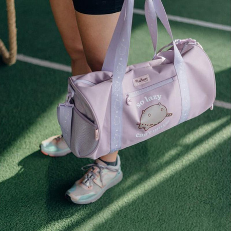 TORBA PODRÓŻNA PUSHEEN DLA DZIECI SPORTOWA NA RAMIĘ DLA DZIEWCZYNKI