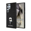 Karl Lagerfeld Fixed Glitter Iconic Logo Metall Pin - Samsung Galaxy S24 Ultra Case (schwarz)