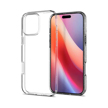 Spigen Liquid Crystal Glitter - tok iPhone 16 Pro készülékhez (átlátszó)