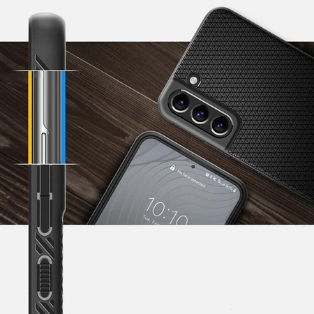 Spigen Liquid Air - Etui pour Samsung Galaxy S22 (Noir)