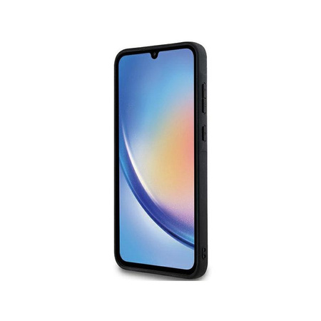 Karl Lagerfeld Fixed Glitter Ikonik Logo Metal Pin - Samsung Galaxy A35 5G Case (Silver)