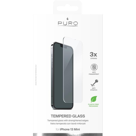 PURO edzett képernyővédő üveg iPhone 13 Mini készülékhez