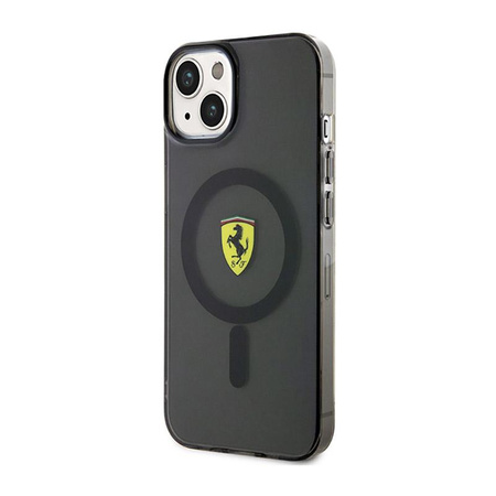 Ferrari Transluzente MagSafe - iPhone 14 Plus Tasche (Schwarz)