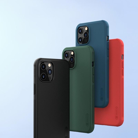 Nillkin Super Frosted Shield Pro - Pouzdro pro Apple iPhone 12 Pro Max (tmavě zelené)