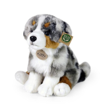 MASKOTKA PLUSZOWA PIES OWCZAREK AUSTRALIJSKI REALISTYCZNY 30cm RAPPA ECO