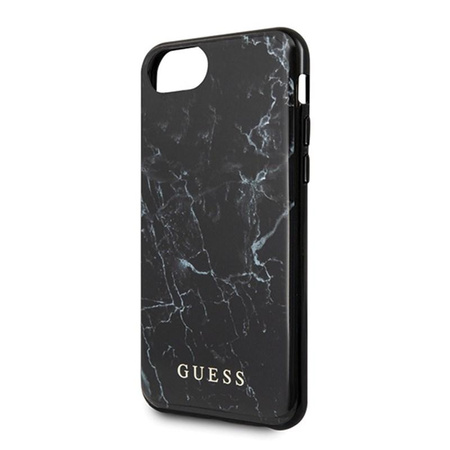 Guess Marble - Case iPhone SE 2020 / 8 / 7 (Black)