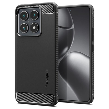 Spigen Rugged Armor - Étui pour Xiaomi 14T Pro (Noir mat)