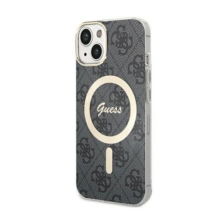 Guess 4G MagSafe - pouzdro pro iPhone 15 (černé)