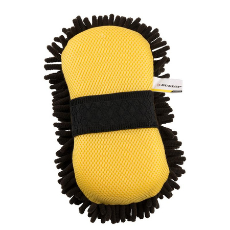Gąbka do Mycia Samochodu z Mikrofibry Dwustronna 2w1 Dunlop 26x16 cm