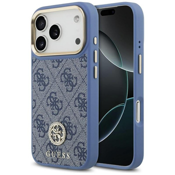 Guess 4G Strass Logo MagSafe - Case iPhone 17 Pro (Blue)
