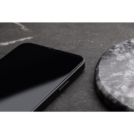 Moshi AirFoil Pro - Elastyczne szkło hybrydowe iPhone 13 mini (czarna ramka)