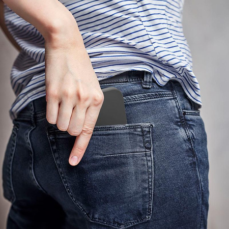 Cellularline Sensation Plus - iPhone 15 case with MICROBAN coating (black)