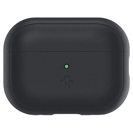 Spigen Silicone Fit Strap - étui pour Apple AirPods Pro 1 / 2 (Noir / Vert)