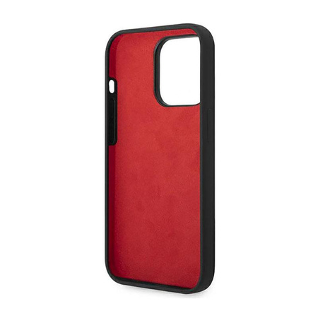 Ferrari Silicone Metal Logo - Etui iPhone 14 Pro Max (czarny)