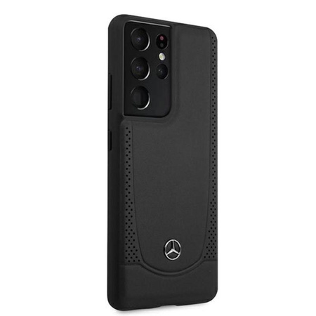 Mercedes Leder Urban Line - Samsung Galaxy S21 Ultra Tasche (schwarz)