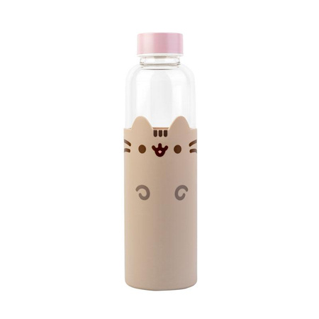 Pusheen - Skleněná láhev na vodu 500 ml
