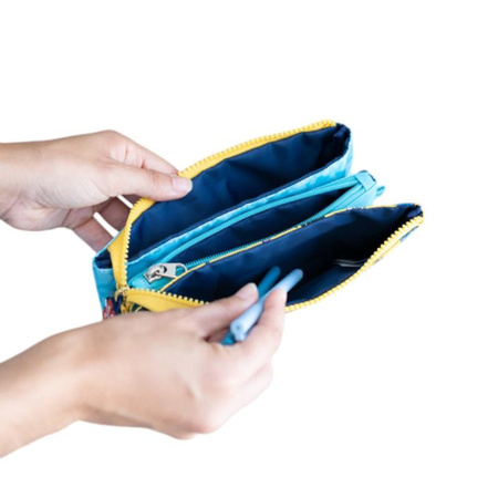 Disney Stitch - Tropical collection 3-chamber pencil case