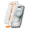 Crong EasyShield 2er-Pack - Gehärtetes Glas für iPhone 16 / iPhone 15 (2 Stück)