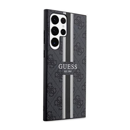 Guess 4G Printed Stripe - Samsung Galaxy S23 Ultra Case (black)