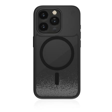 STM Relax Sand MagSafe - iPhone 15 Pro Case (Black / Grey)